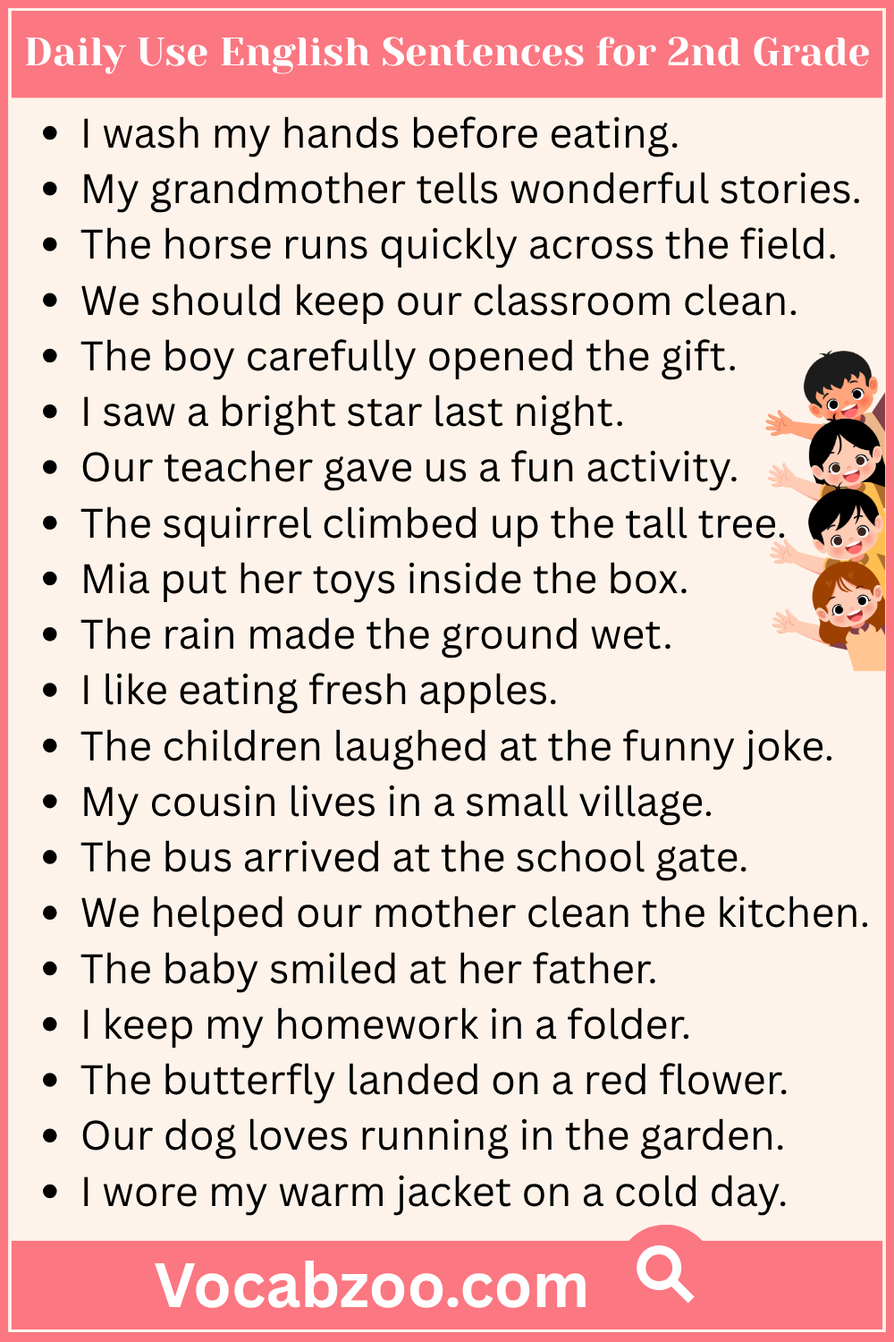 Daily Use English Sentence