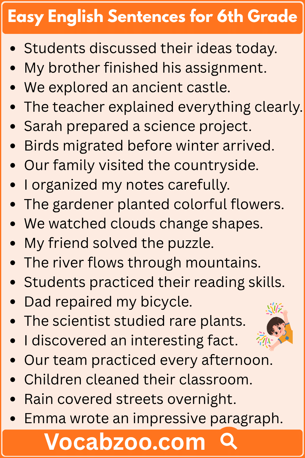 Easy English Sentence